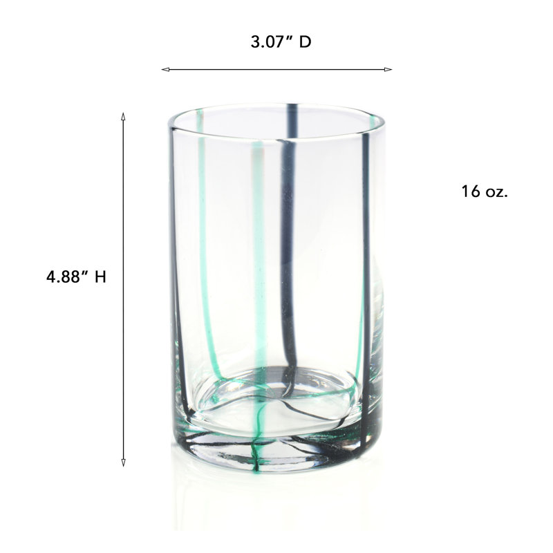 16oz. Tumbler Set, Green/Black