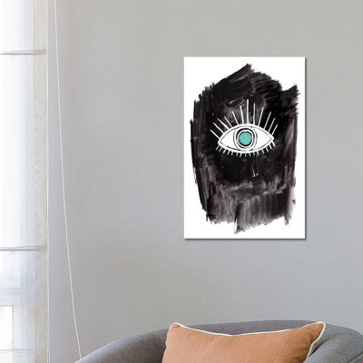 Wide-Eyed 1 Piece Wrapped Canvas Wall Art