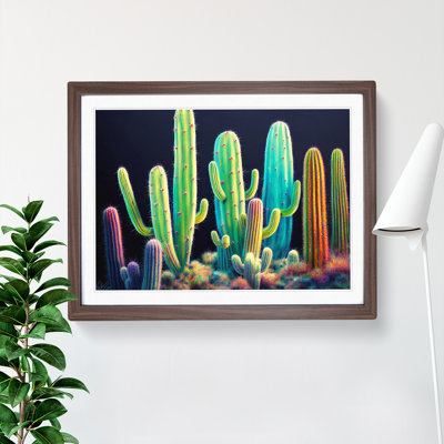 Colourful Cactus - Single Picture Frame Print