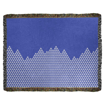 Couverture en coton tissé mountain Katelyn Elizabeth