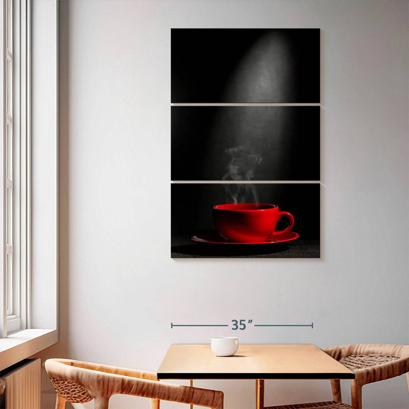 Yarlin Steaming Coffee Cup, 65" H x 42" W