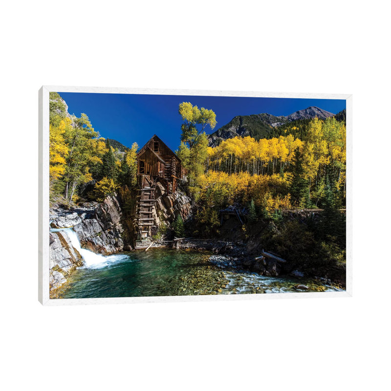 Old Mill on the Crystal River, Crystal, Colorado, USA 1 Piece Wall Art on Canvas, 66.04cm H x 101.6cm W x 3.81cm D