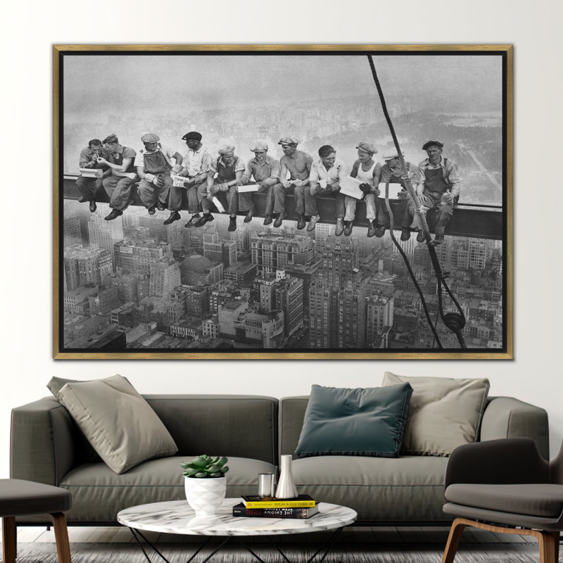 Print on Canvas, Framed Print without Mat, Gold, 60 cm H x 90 cm W