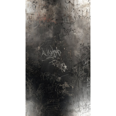 Papier peint graffiti urbain foncé