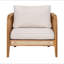 Chaise avec accoudoirs de patio Kirkby