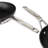 BergHOFF Essentials 5Pc Non-Stick Hard Anodized Cookware Starter Set With Glass Lids, Black