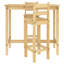 Adalinna 112cm Solid Wood Bar Set-52374380