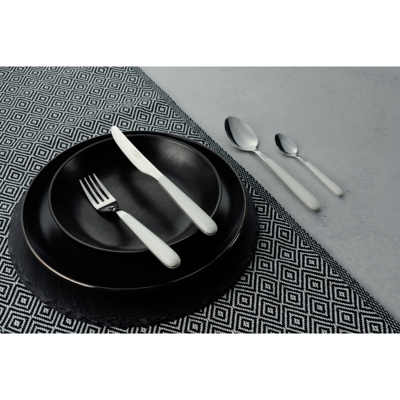 Grunwerg Cutlery Greenworks, 24 Piece Cutlery Set , Service for 6, Sepia