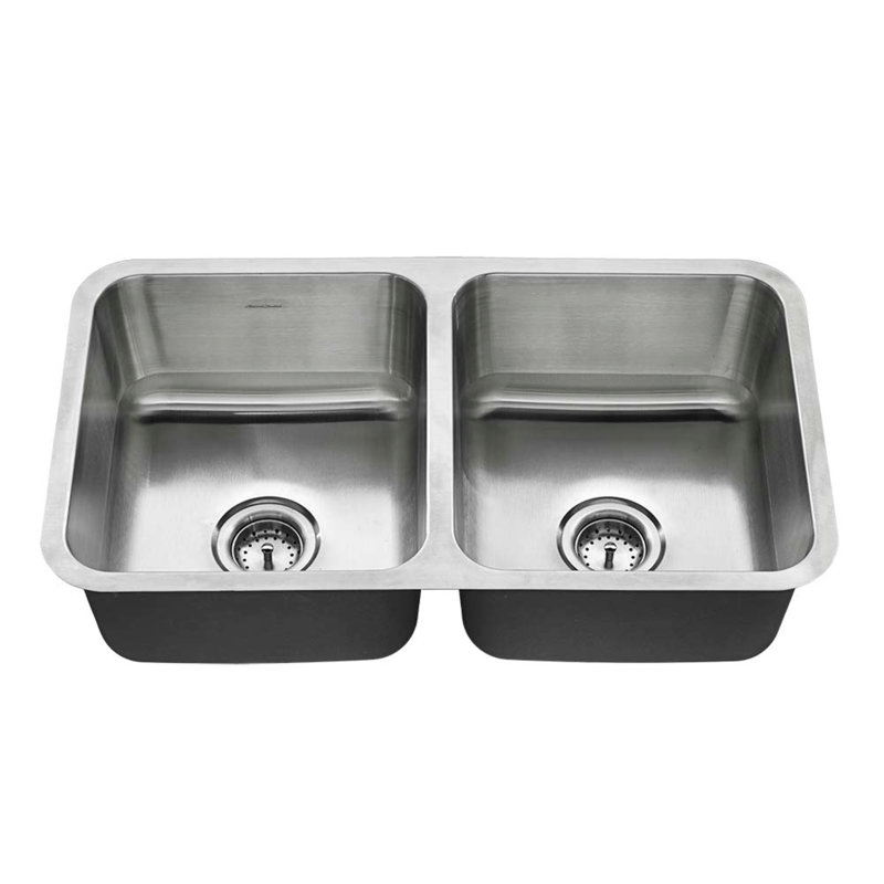 Reliant + 32'' L Double Bowl Stainless Steel Kitchen Sink
