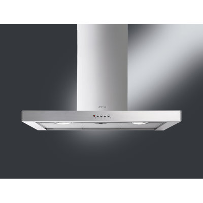 SMEG 36" Convertible Wall Mount Range Hood in Stainless Steel