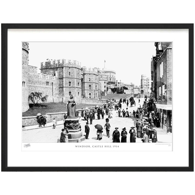 Windsor, Castle Hill 1914 by Francis Frith - Single Picture Frame Print, 45cm H x 60cm W x 2.3cm D
