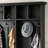 55.9-Inch Farmhouse Hall Tree With Wood-Grain Bench And Double Drawers — Versatile Entryway Storage Solution-1123870338