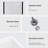 Quartz Kitchen Sink - 28"x19"x9.65" White granite composite Workstation undermount kitchen sink