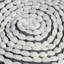 Pouf cylindrique résistant à l'eau - Blanc