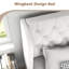 Lit plateforme tapissier Kewania Bedback-688915721-688915701