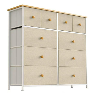 Commode double à 10 tiroirs