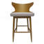 Chaise de bar élégante avec design Mid-Century et siège rembourré-269770222-269770221