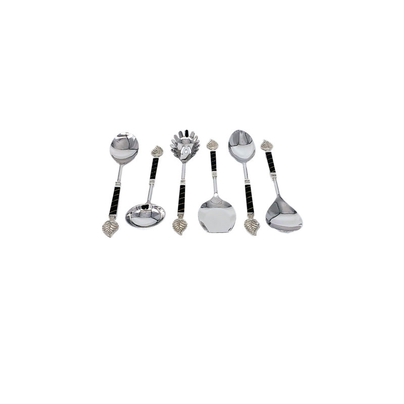 Bluxome 6 Piece Stainless Steel Hostess Set