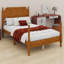 Structure de lit avec tête de lit en bois Classic Classic-1702801008-1702801022