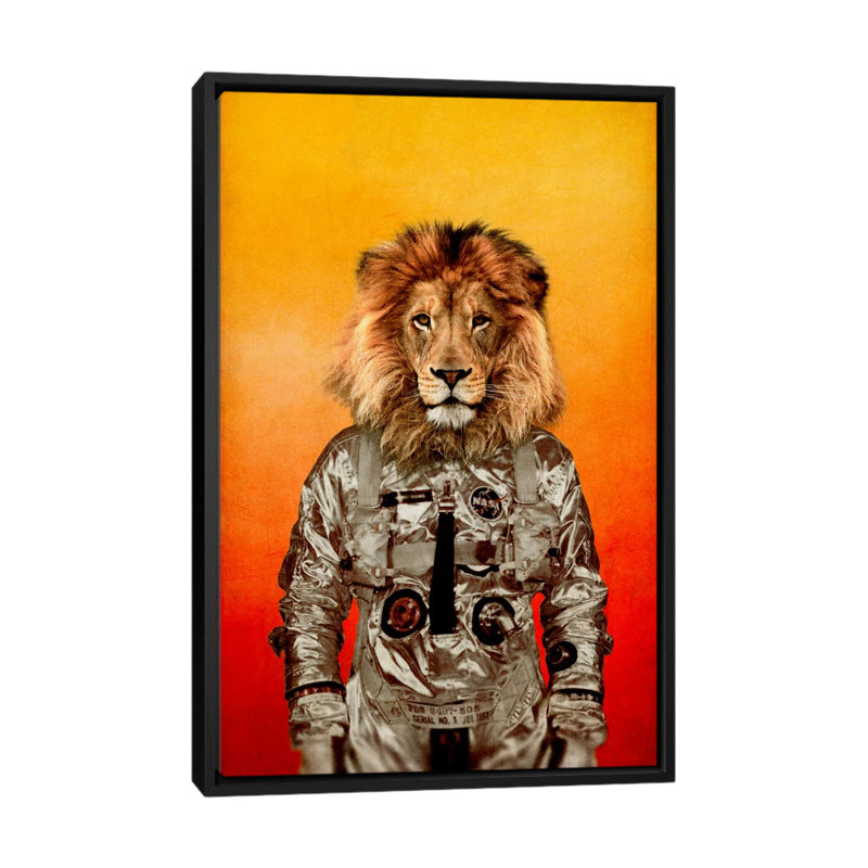 « go flight », impression sur toile tendue, H 26 po x l 18 po x P 1,5 po, Toile avec cadre noir, Pas de tapis