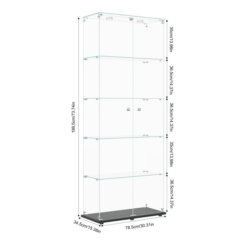 Display Case, Black puck Light