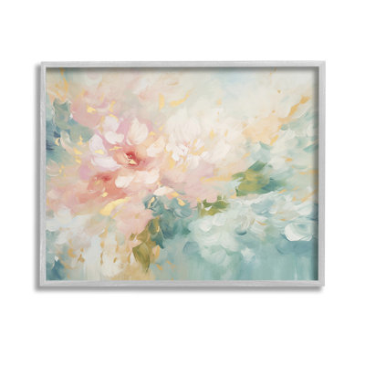 "Soft Flower Abstraction" par Gina Kelly sur toile