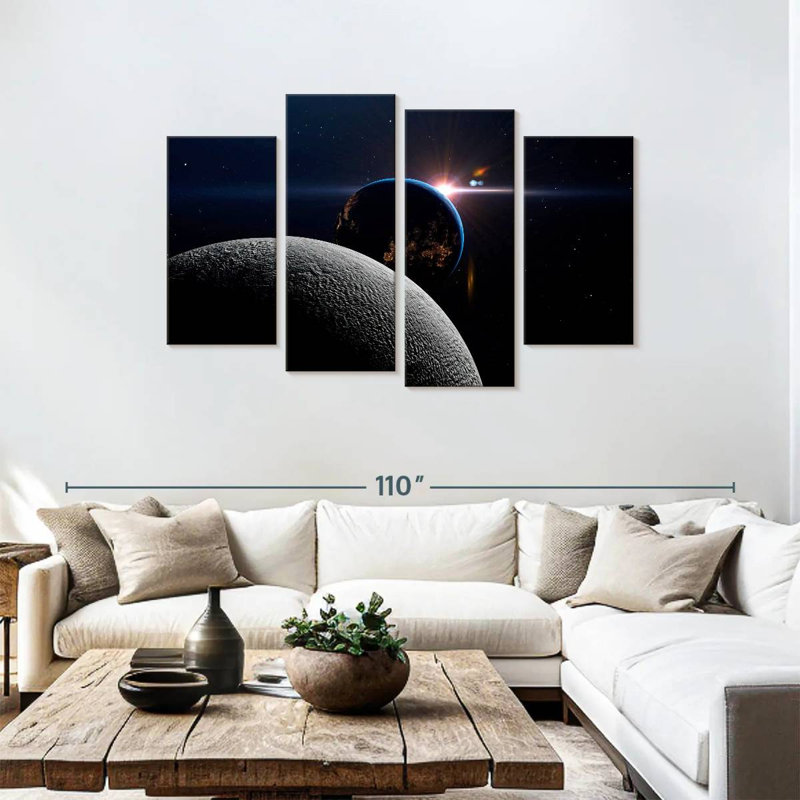 Oberle Lunar Eclipse, 48"H x 75"W
