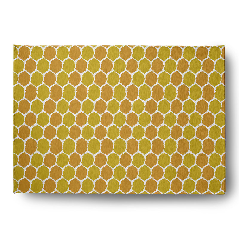 Chenille Geometric Indoor Rug, Rectangle 4' x 6'