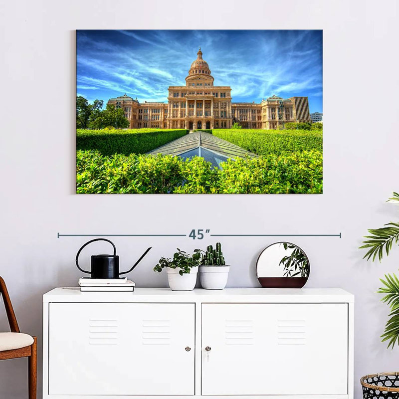 Texas Capitol, H 26 po x l 39 po