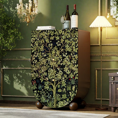 Armoire décorative en bois à double porte