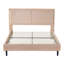Lit simple moelleux simple et moderne avec dossier confortable et cadre en bois stable pour les chambres confortables-151262290-151262291