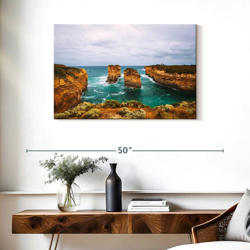 Gillard Loch Ard Gorge Cliffs, 24" H x 36" W