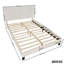 Lit plateforme tapissier élégant avec table de chevet-936561231-936561224