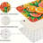 Multicolor Citrus Kitchen Mats, 2 Pack for Summer Kitchen Decor
