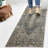 Pavel Distressed Medallion Low-Pile Machine-Washable Blue/Cream Rug-179300415