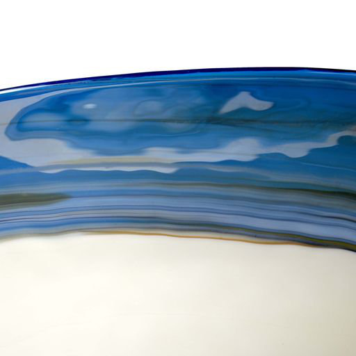 Murano Glass Specialty Vessel Bathroom Sink, Marina