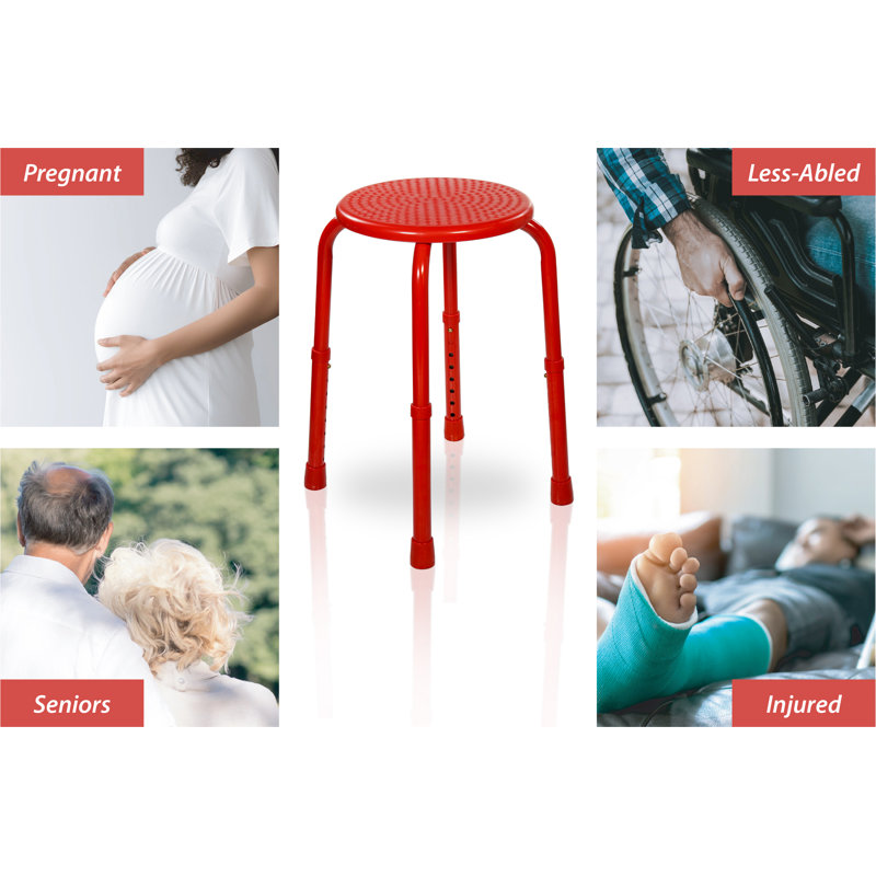 MULTI PURPOSE STOOL RED