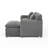 L Shaped Couch (Gray)