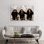 Monkey See, Monkey Do - Wrapped Canvas Print-607552048