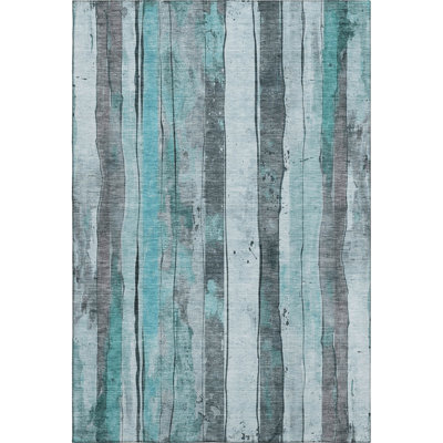 Premium Machine Washable Crestover AMF1874 Stripes Rug