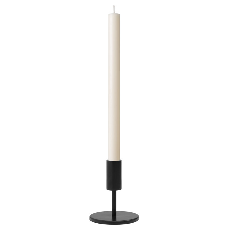Bougeoir de table en aluminium, H 4,5 po x l 3,75 po x P 3,75 po
