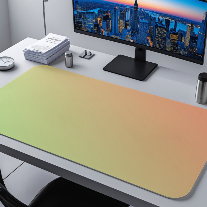 Polyester Desk Pad, 14.4x12.1