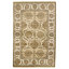 Hand Knotted Wool Area Rug in Gold And Ivory