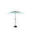 Parasol en aluminium à 3 niveaux à inclinaison automatique à 3 niveaux et parasol pour terrasse de table de marché (base non incluse)-1824766182