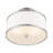 Berthine Linen Blend Semi Flush Mount-821978405