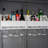 Forest Garden Bar Counter with Solid Wood Outer Material