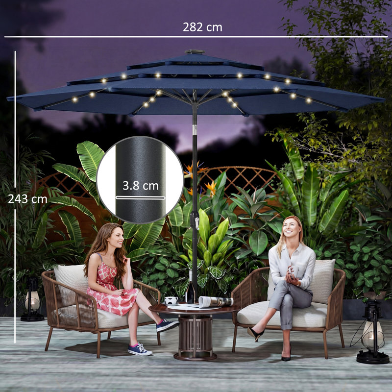 282cm Market Parasol