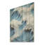 Collage de vagues blanches et bleues - vagues côtières sur bois-2116165253