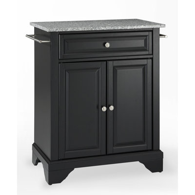 Chariot de cuisine avec plateau en granite Hedon