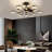 49.2" LED Dimmable Ceiling Fan with Light and Remote with Starry Sky-2115638408